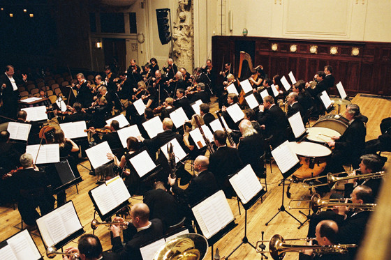 The City of Prague Philharmonic Orchestra in Municipal house, Prague