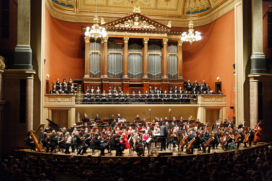 The City of Prague Philharmonic Orchestra and Choir in Dvorak hall - Rudolfinum, Prague 